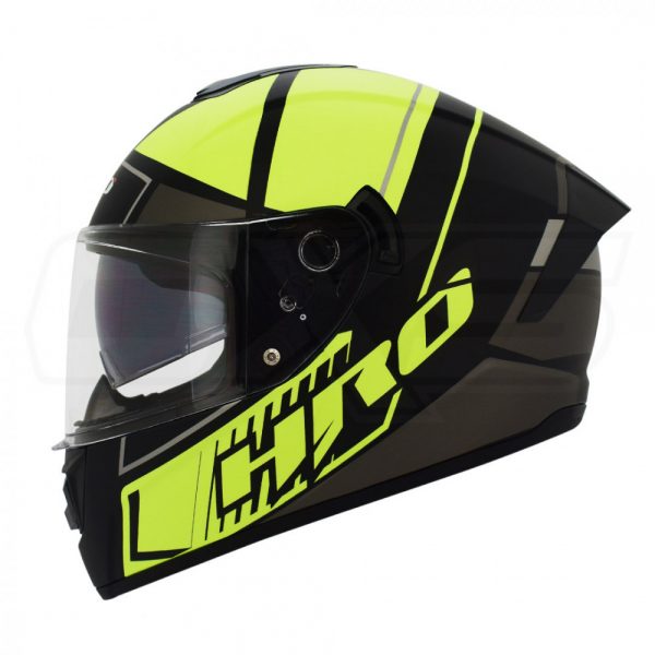 Casco moto hro 518dv burst n.m am.n integral con sun visor norma dot