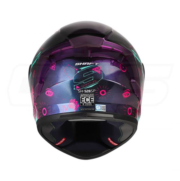 Casco moto shaft 526sp integral spiritual cam fc.n - Imagen 2