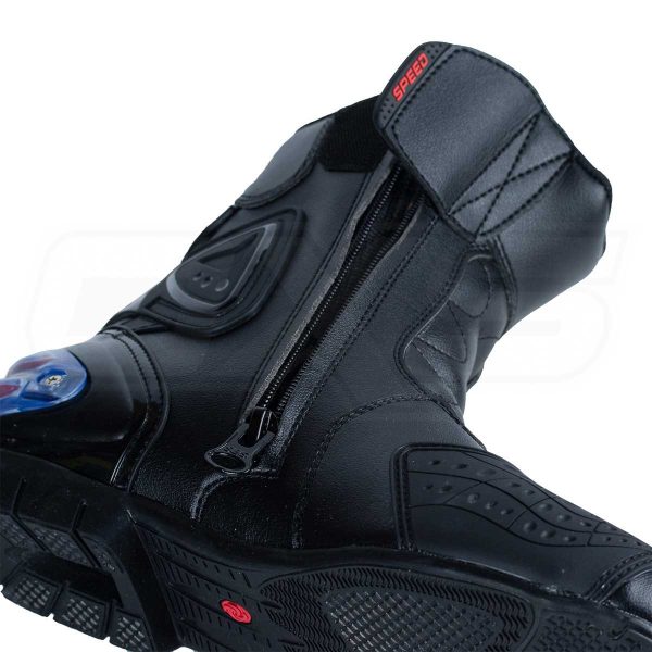 Botas Para Moto A004 Caña Media Speed Protecciones - Imagen 2