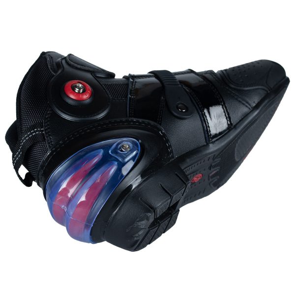 Botas Para Moto a09003 Caña Intermedio Media Ajuste Broche - Imagen 4