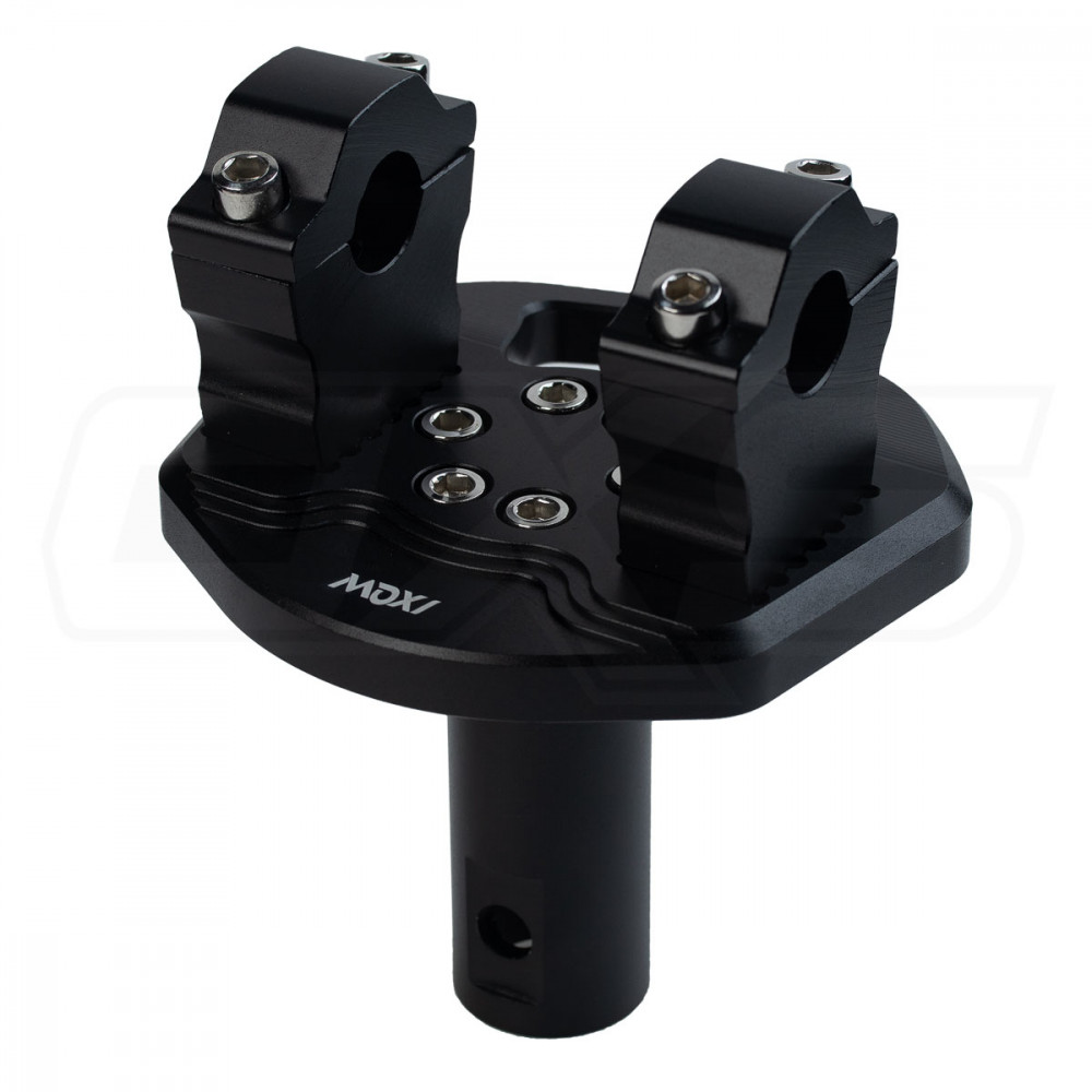 Soporte para volante con torres de 22mm para motos con semi manillar