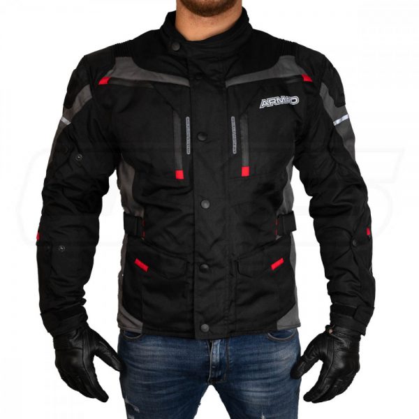 Chaqueta para moto armad gear nord maxdura impermable