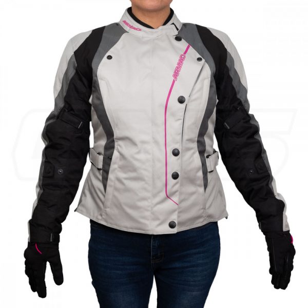 Chaqueta para moto armad gear vived mujer maxdura impermeable