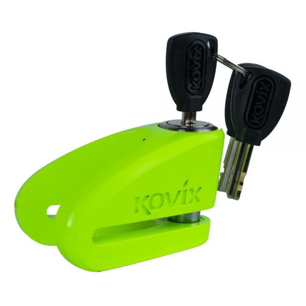 Candado de disco para moto kovix kvz2 pin 14mm verde