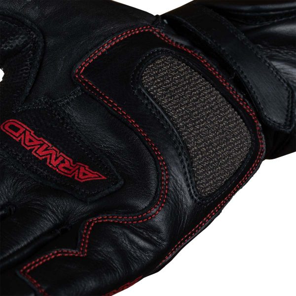 Guantes para moto armad gear mike gp touch cuero largo - Imagen 5