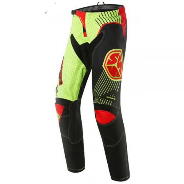 Pantalon para motocross y enduro scoyco p048 verde