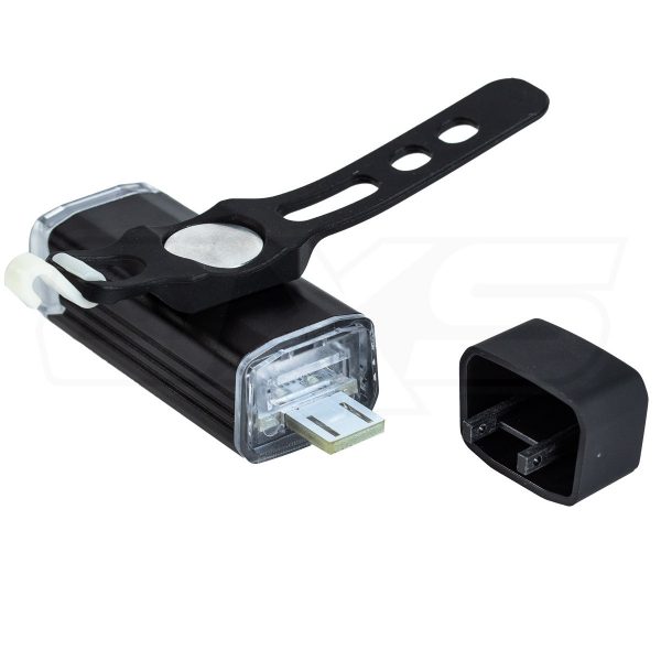 Luz led delantera para bicicleta aluminio 5w 180 lumens recargable con secuencias MC-QD001 - Imagen 3