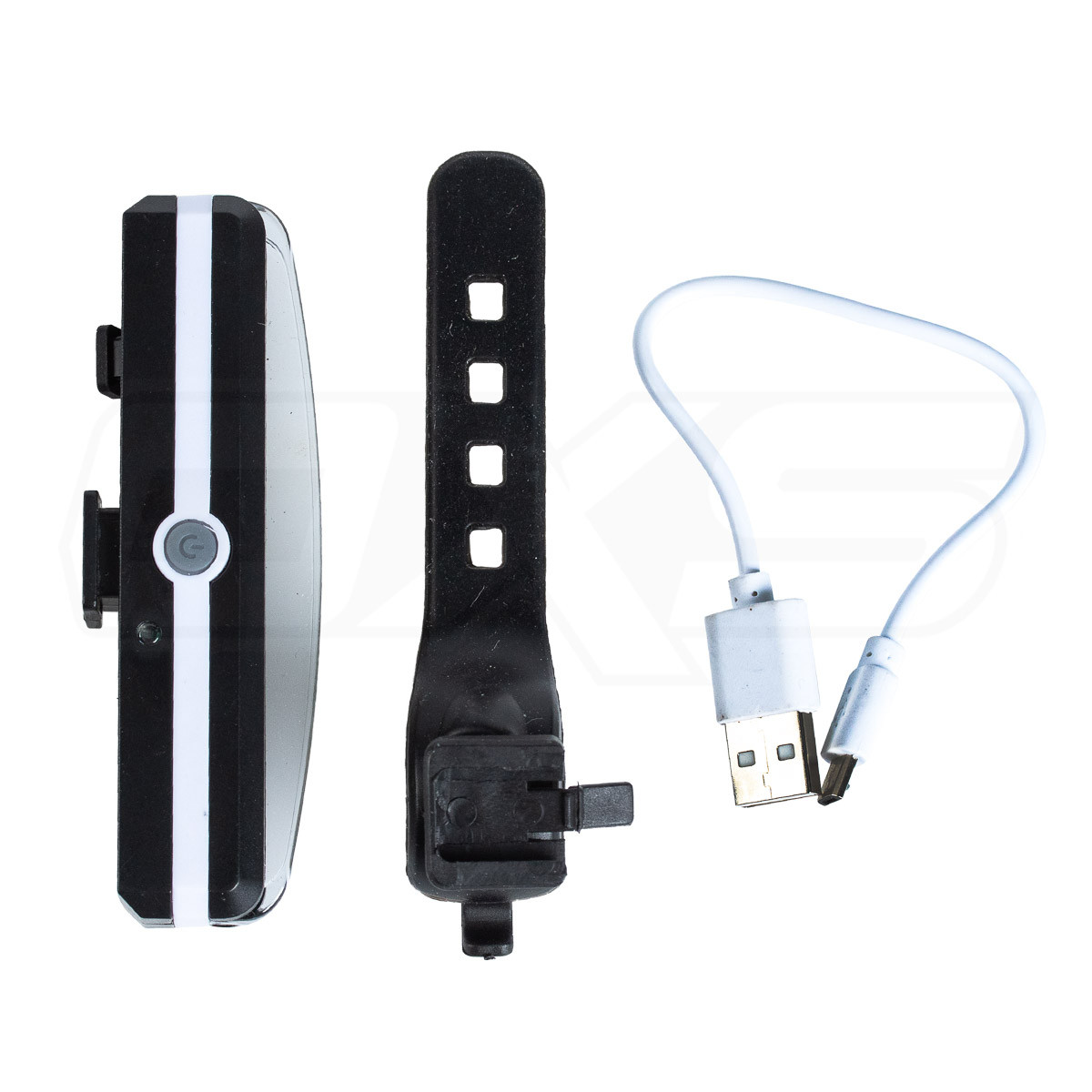 Luz led para bibicleta bi color recargable usb azul / rojo RPL-2266 - Imagen 3