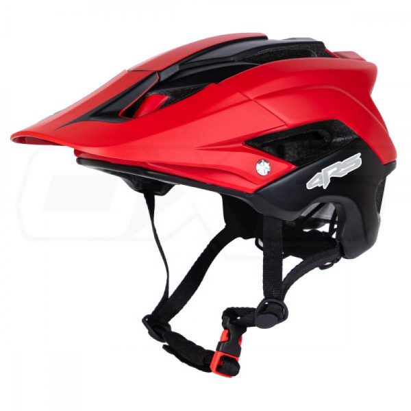 Casco bicicleta 4rs enduro pro certificado rojo / negro