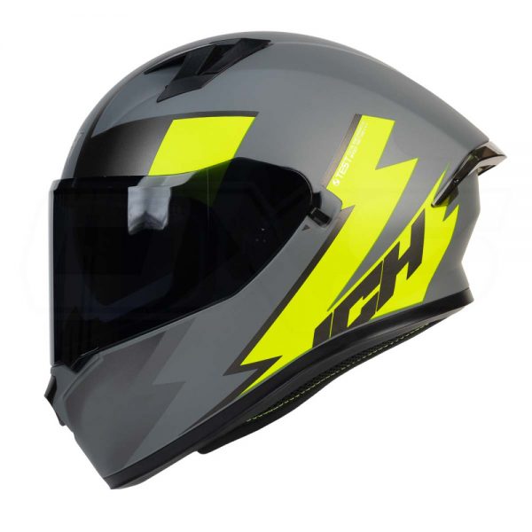 Casco moto ich 503dv integral rufy gr sm sun visor certificación dot