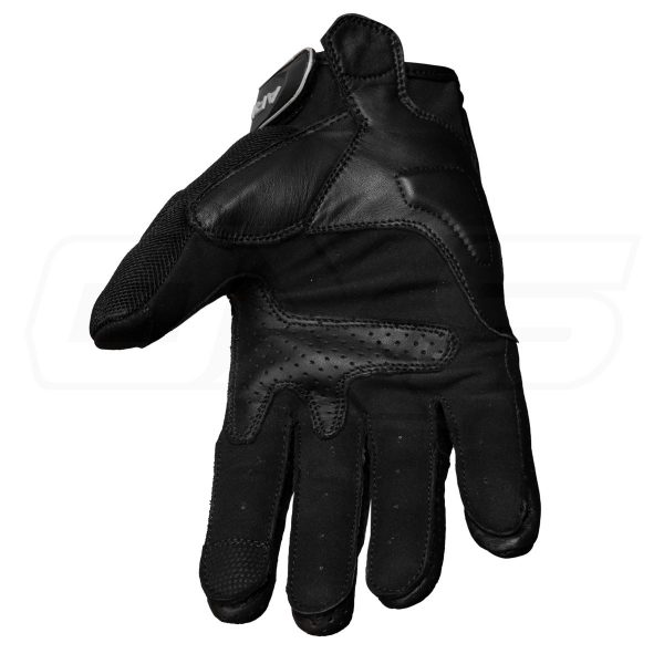 Guantes para moto armad gear strike cuero perforado touch - Imagen 3