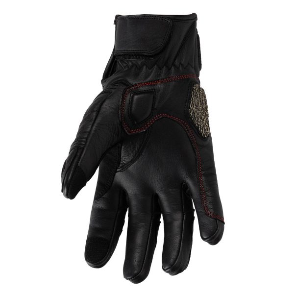 Guantes para moto armad gear facer cuero touch - Imagen 3