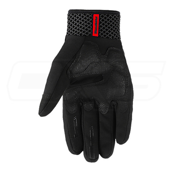 Guantes para moto madbike mad62 negro rojo con protecciones touch - Imagen 2