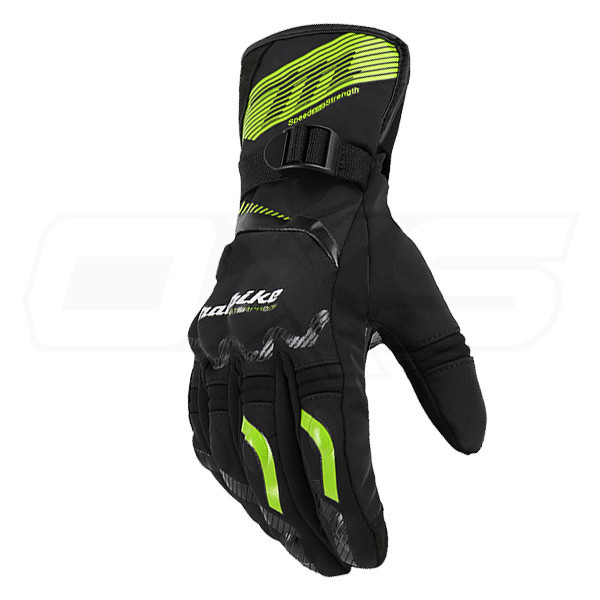 Guantes para moto largos madbike mad65 fluor con protecciones touch invierno - Imagen 2