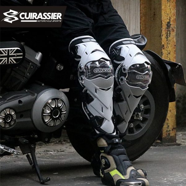 Rodilleras articuladas cuirassier k09-2 para moto - Imagen 5