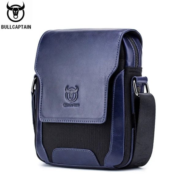 Bolso Cuadrado de Cuero Natural - Estilo Casual - Imagen 7
