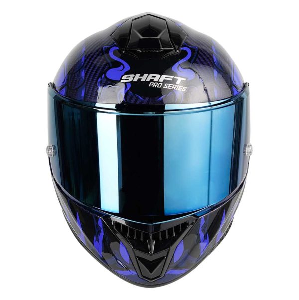 Casco moto Shaft pro 620c evo fibra de carbono integral lizzard az tr.revo.az ¡Nuevo Embarque! - Imagen 2