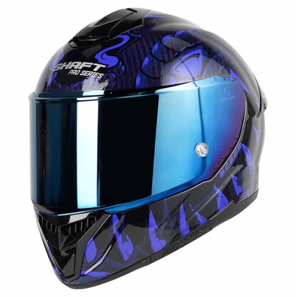 Casco moto Shaft pro 620c evo fibra de carbono integral lizzard az tr.revo.az ¡Nuevo Embarque! - Imagen 3