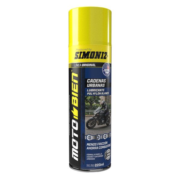 Lubricante de cadena urban simoniz motobien 220ml