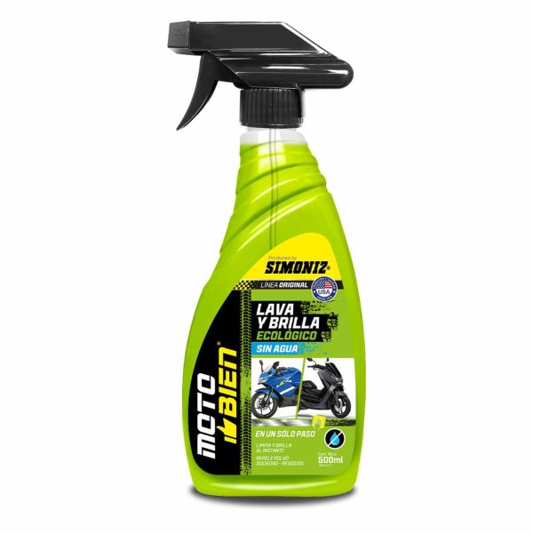 Lavado y brillo ecológico en seco simoniz motobien ¡Nuevo Embarque!