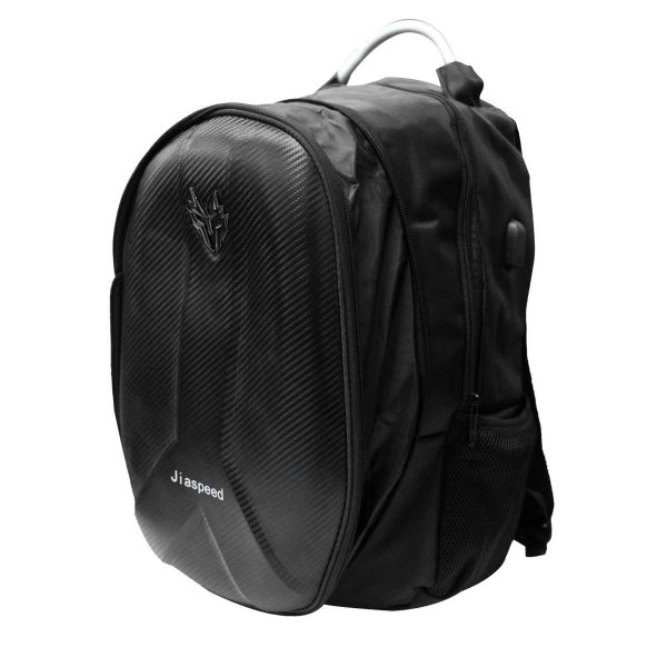 Mochila para moto jiaspeed b11 tapa rígida expandible 27 a 43lts ¡Nuevo Embarque!