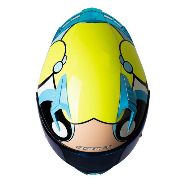CASCO MOTO SHAFT 526SP EVO BURBUJA INTEGRAL CARTOON NETWORK ¡Nuevo Embarque! - Imagen 3