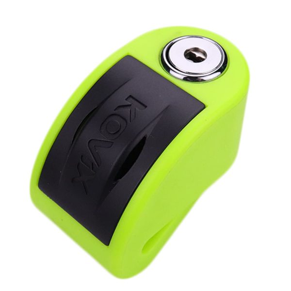 Candado disco moto kovix con alarma kt6-fo verde fluor - Imagen 3