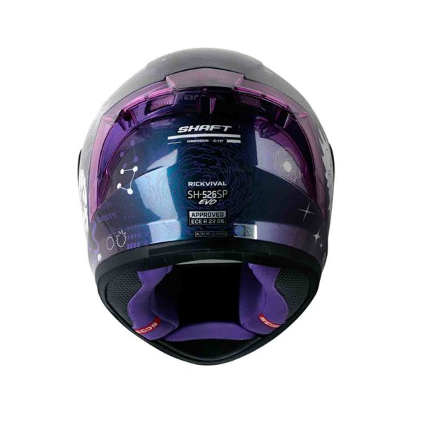 CASCO MOTO SHAFT 526SP EVO RICKVIVAL MR INTEGRAL EDICIÓN LIMITADA - Imagen 4