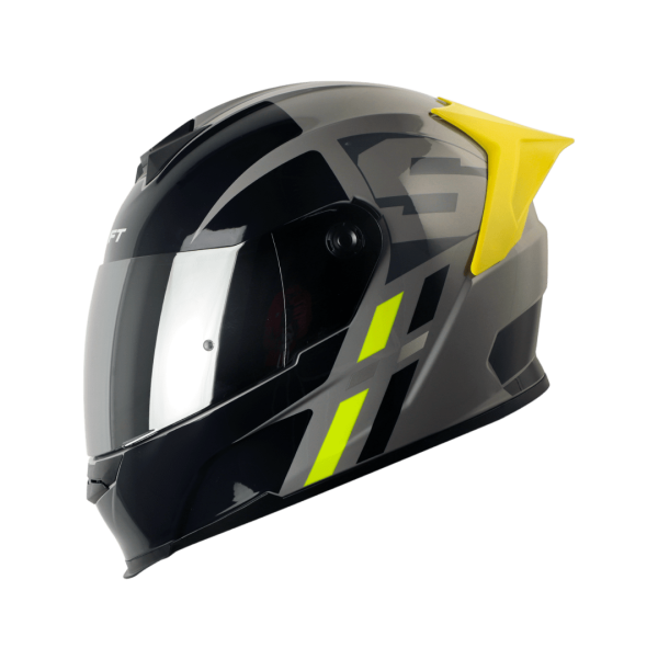 casco moto shaft 502sp luke gr brillo integral