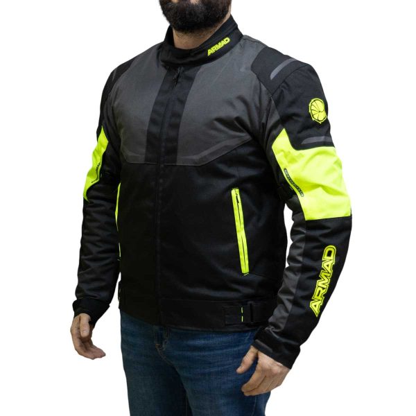 Chaqueta para moto armad gear reax maxdura impermable