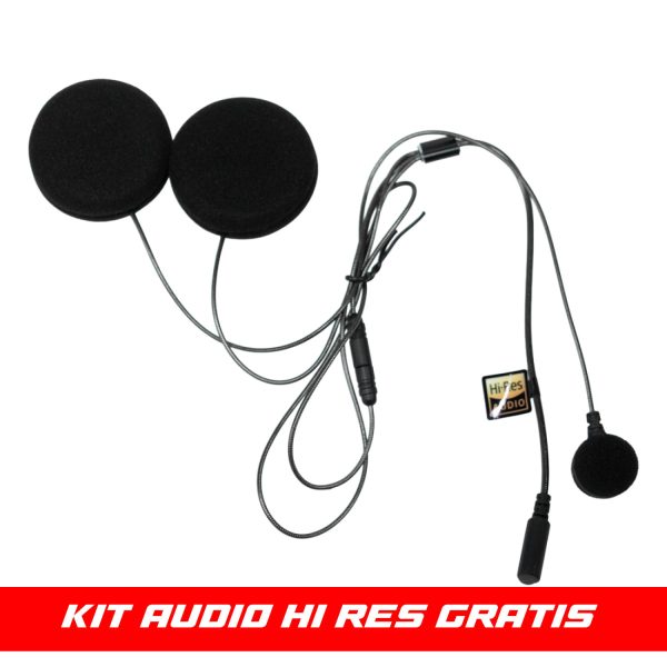 Manos libres freedconn Hero para casco moto IP67 intercomunicador + audifonos hi res de regalo - Imagen 2