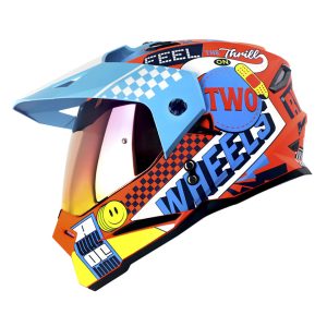 Casco moto hro mx-330dv bye bye nj.n az multipropósito ¡Nuevo Embarque!