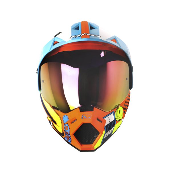 Casco moto hro mx-330dv bye bye nj.n az multipropósito ¡Nuevo Embarque! - Imagen 3