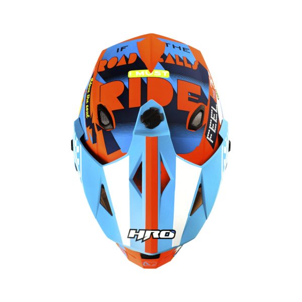 Casco moto hro mx-330dv bye bye nj.n az multipropósito ¡Nuevo Embarque! - Imagen 4