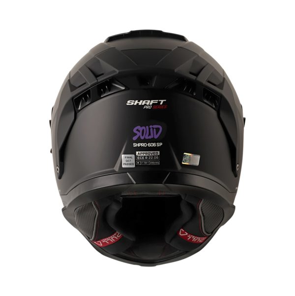 Casco moto shaft pro 606sp solid ng mr integral con sun visor (V/SV).   ¡Nuevo Embarque!    SKU: 157859 - Imagen 3