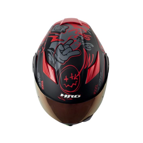 Casco Moto Hro 3400dv razor gr rj Abatible Sun Visor Certificación Dot    ¡Nuevo Embarque!    SKU: 163533 - Imagen 4
