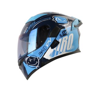 Casco Moto Hro 3400dv razor az Abatible Sun Visor Certificación Dot    ¡Nuevo Embarque!    SKU: 163531