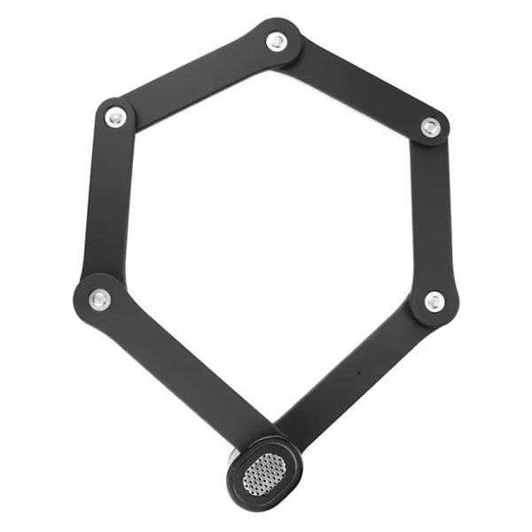 Cadena con alarma 120db plegable kovix KFQ85-bk para bicicleta - Imagen 5