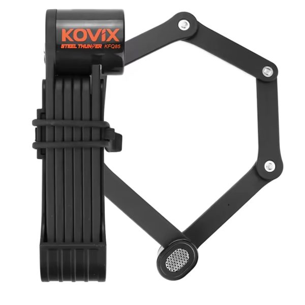 Cadena con alarma 120db plegable kovix KFQ85-bk para bicicleta - Imagen 4