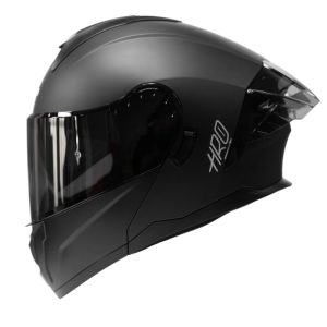 Casco moto hro 3480dv solid ng sm mate abatible con sun visor dot