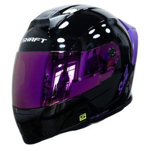 casco moto shaft 502sp solid ng morado integral normal dot acreditado